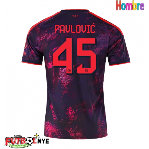 Camiseta Bayern Munich Aleksandar Pavlovic #45 Tercera Equipación 2026-27 manga corta